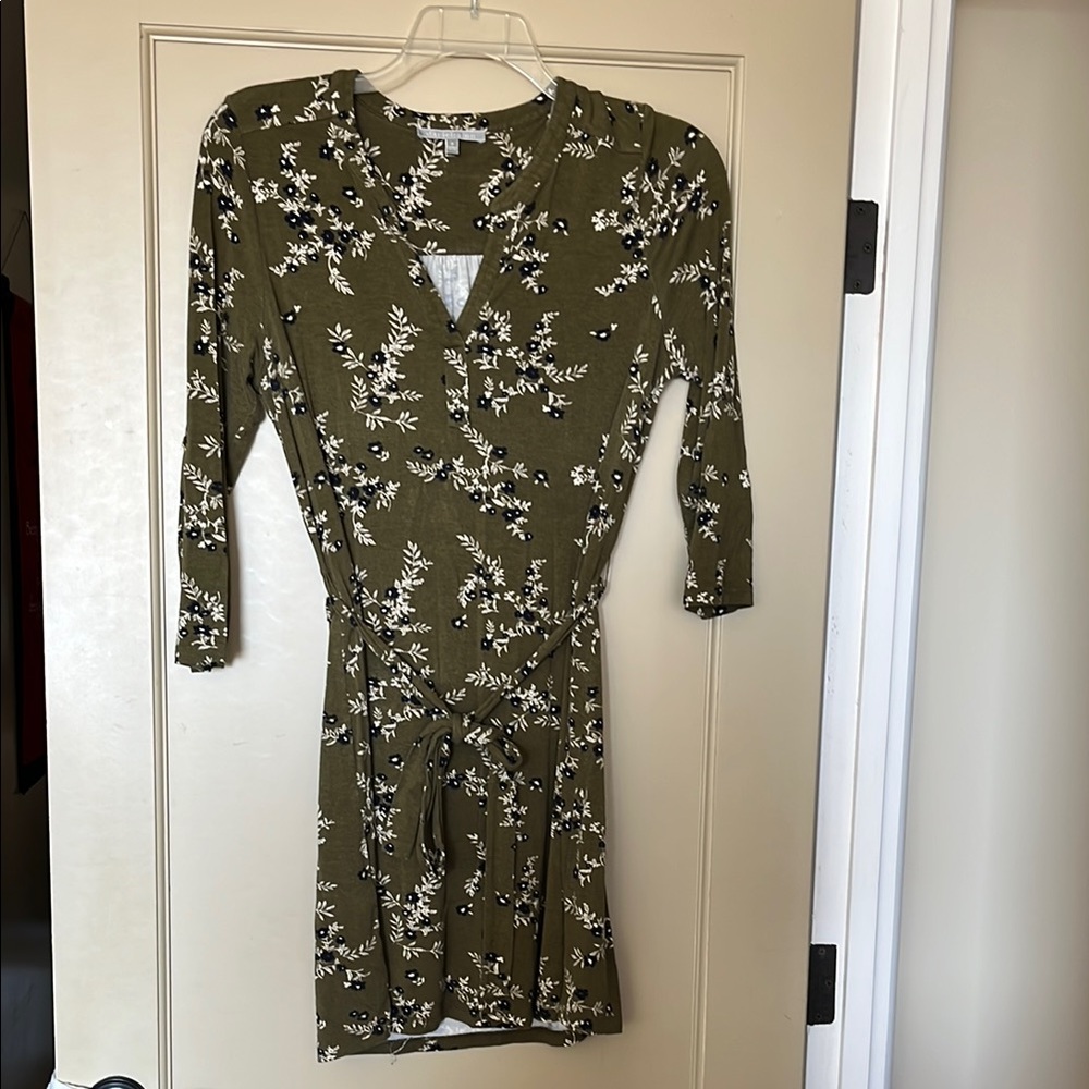 Floral Green Dress